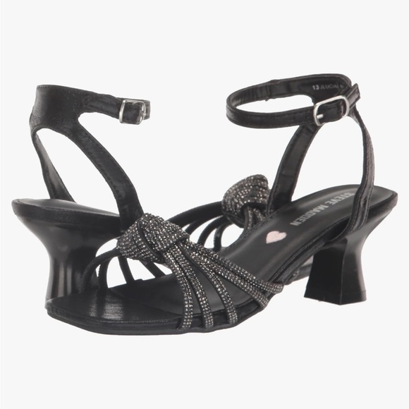 Steve Madden Other - Steve Madden kids- Black Strappy Heels